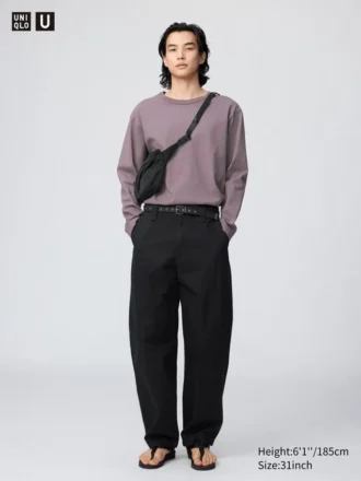 Pantaloni chino larghi da uomo