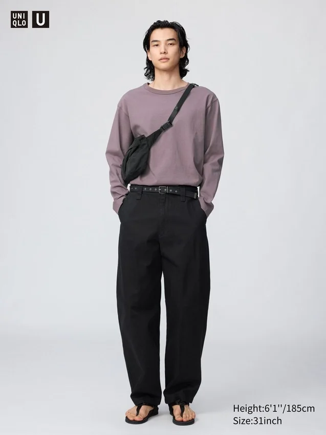Pantaloni chino larghi da uomo Pantaloni chino larghi da uomo