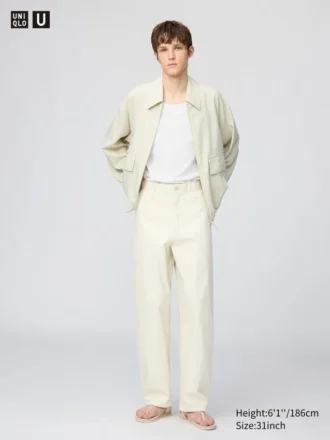 Pantaloni chino larghi da uomo