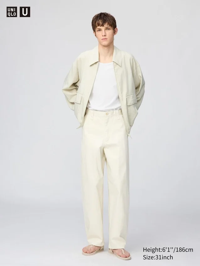 Pantaloni chino larghi da uomo Pantaloni chino larghi da uomo