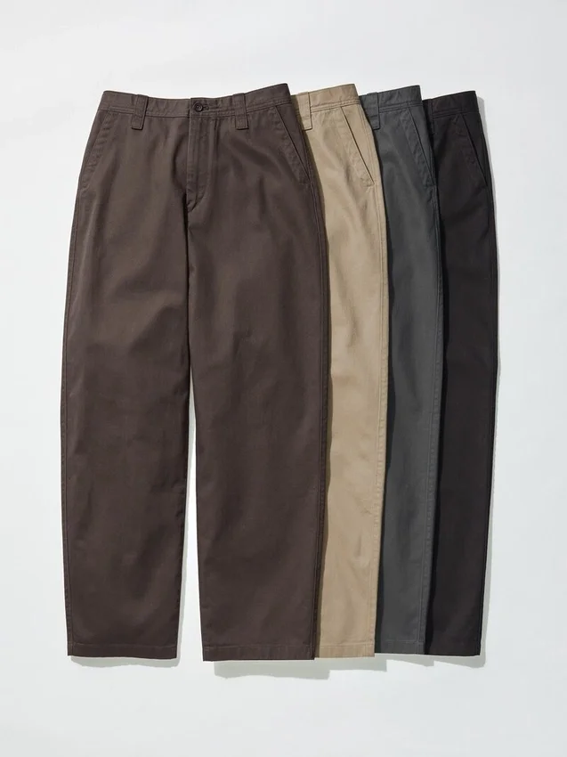 Pantaloni chino larghi da uomo Pantaloni chino larghi da uomo