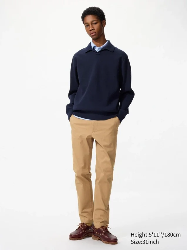 Pantaloni chino slim da uomo Pantaloni chino slim da uomo