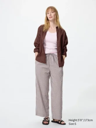 Pantaloni comodi da donna | A righe Pantaloni comodi da donna | A righe