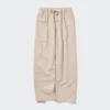 Pantaloni comodi da donna in misto lino Pantaloni comodi da donna in misto lino