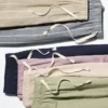 Pantaloni comodi da donna in misto lino Pantaloni comodi da donna in misto lino