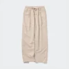 Pantaloni comodi da donna in misto lino Pantaloni comodi da donna in misto lino