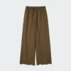 Pantaloni comodi da donna in misto lino Pantaloni comodi da donna in misto lino