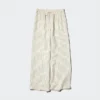 Pantaloni comodi da donna in misto lino | A righe Pantaloni comodi da donna in misto lino | A righe