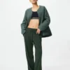 Pantaloni comodi in jersey elasticizzato da donna | Misto cotone Pantaloni comodi in jersey elasticizzato da donna | Misto cotone