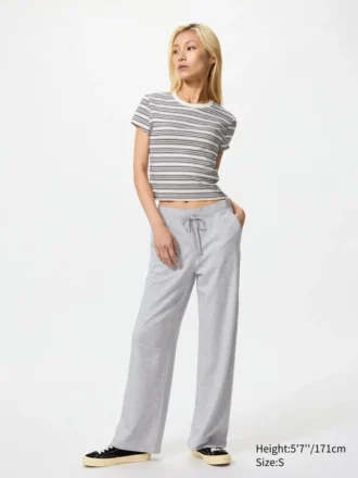 Pantaloni comodi in jersey elasticizzato da donna | Misto cotone