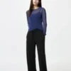 Pantaloni comodi in jersey elasticizzato da donna | Misto cotone Pantaloni comodi in jersey elasticizzato da donna | Misto cotone