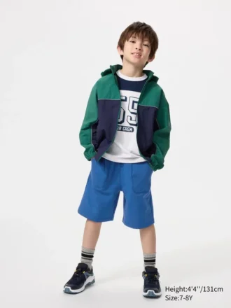 Pantaloni corti in cotone AIRism per bambini