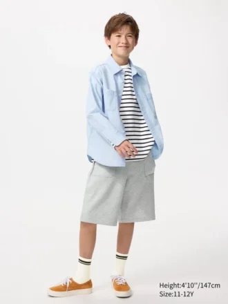 Pantaloni corti in cotone AIRism per bambini