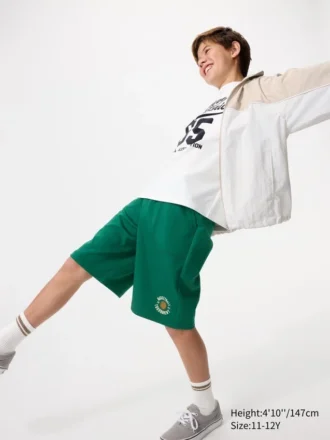 Pantaloni corti in cotone AIRism per bambini | Stampa