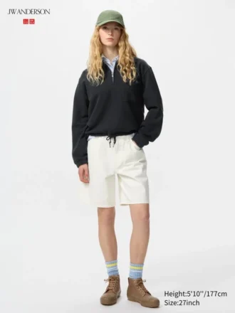 Pantaloni corti in denim da donna
