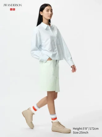 Pantaloni corti in denim da donna