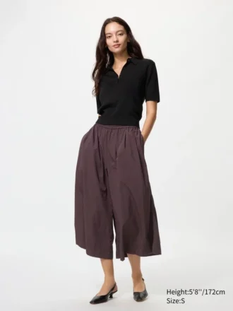 Pantaloni culotte da donna in nylon