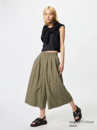 Pantaloni culotte da donna in nylon