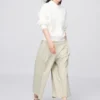 Pantaloni culotte in cotone da donna Pantaloni culotte in cotone da donna