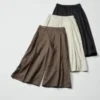 Pantaloni culotte in cotone da donna