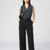 Pantaloni da donna a vita alta e taglio dritto Pantaloni da donna a vita alta e taglio dritto