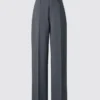 Pantaloni da donna a vita alta e taglio dritto Pantaloni da donna a vita alta e taglio dritto