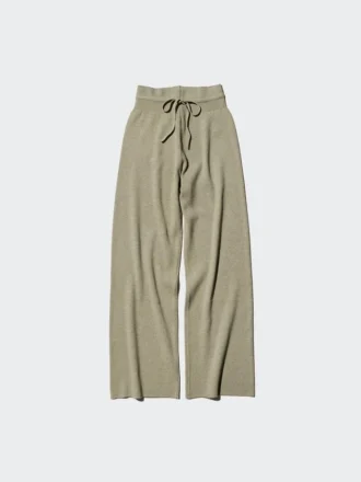 Pantaloni da donna in maglia a coste lavabili