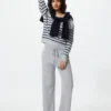 Pantaloni da donna in maglia a coste lavabili Pantaloni da donna in maglia a coste lavabili