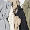 Pantaloni da donna in maglia a coste lavabili