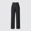 Pantaloni dritti in denim da donna Pantaloni dritti in denim da donna