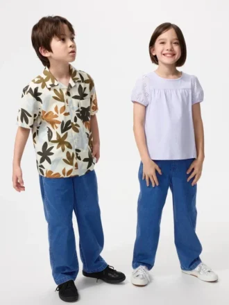 Pantaloni elasticizzati per bambini | Denim