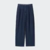 Pantaloni larghi a pieghe da donna | Denim Pantaloni larghi a pieghe da donna | Denim