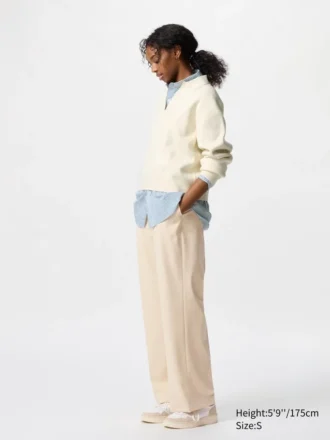 Pantaloni larghi a pieghe da donna | Tall