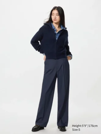 Pantaloni larghi a pieghe da donna | Tall