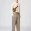 Pantaloni larghi a pieghe da uomo Pantaloni larghi a pieghe da uomo
