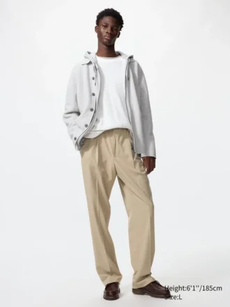 Pantaloni larghi a pieghe da uomo | Tall