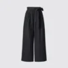 Pantaloni larghi alla caviglia con cintura da donna Pantaloni larghi alla caviglia con cintura da donna