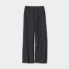 Pantaloni larghi da donna in jersey spazzolato Pantaloni larghi da donna in jersey spazzolato