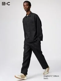 Pantaloni larghi da uomo in Premium Linen