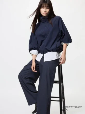 Pantaloni larghi eleganti da donna | A righe