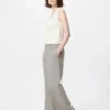 Pantaloni larghi eleganti da donna | A righe | Taglia alta Pantaloni larghi eleganti da donna | A righe | Taglia alta