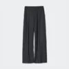Pantaloni larghi in jersey spazzolato da donna | Taglia alta Pantaloni larghi in jersey spazzolato da donna | Taglia alta