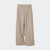 Pantaloni larghi in jersey spazzolato da donna | Taglia alta Pantaloni larghi in jersey spazzolato da donna | Taglia alta