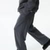 Pantaloni larghi in pile unisex Pantaloni larghi in pile unisex