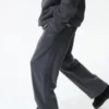 Pantaloni larghi in pile unisex Pantaloni larghi in pile unisex