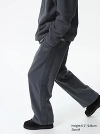 Pantaloni larghi in pile unisex Pantaloni larghi in pile unisex