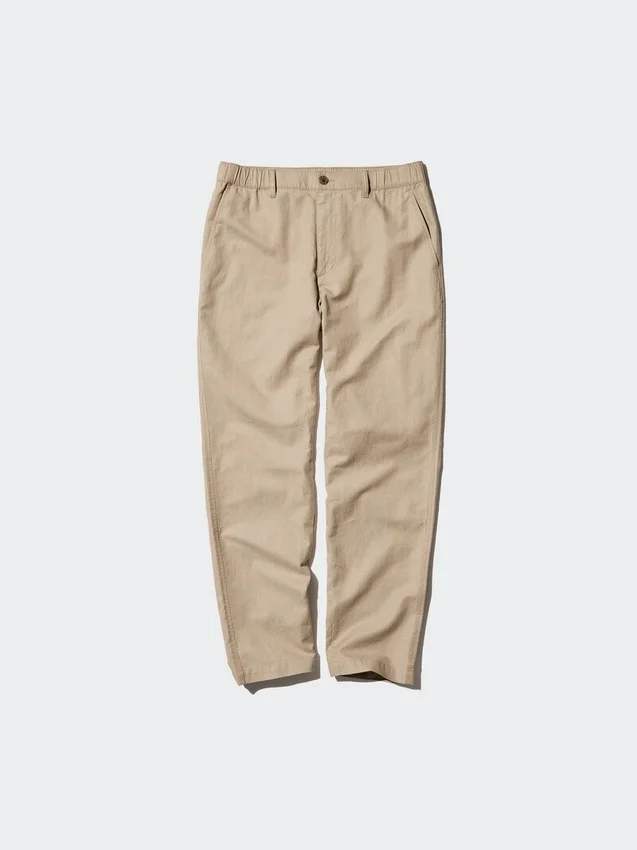 Pantaloni larghi unisex in misto lino Pantaloni larghi unisex in misto lino