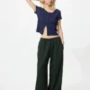 Pantaloni sportivi larghi da donna Pantaloni sportivi larghi da donna