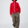 Pantaloni unisex a zampa larga con pieghe Pantaloni unisex a zampa larga con pieghe