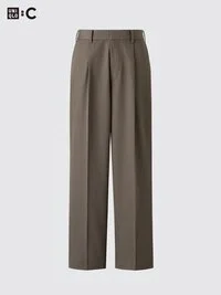 Pantaloni unisex a zampa larga con pieghe Pantaloni unisex a zampa larga con pieghe